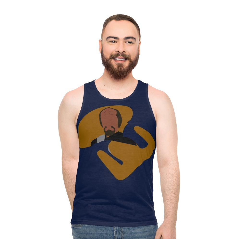 Unisex sci-fi warrior tank top
