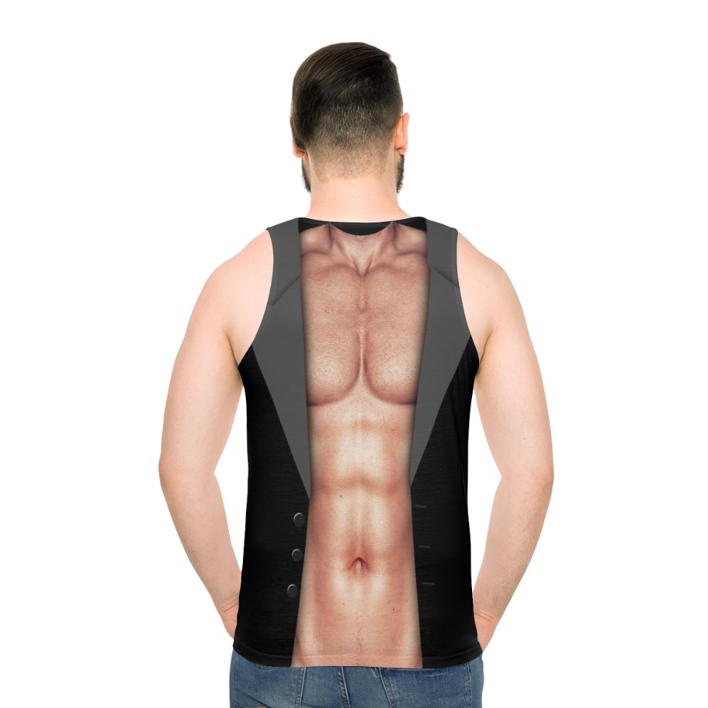 Unisex sexy man muscle builder tank top