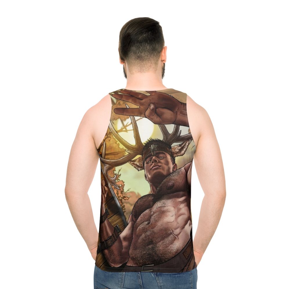 Unisex Shaman Tank Top with Fantasy Art Design