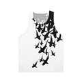 Unisex tank top with a striking shark pattern