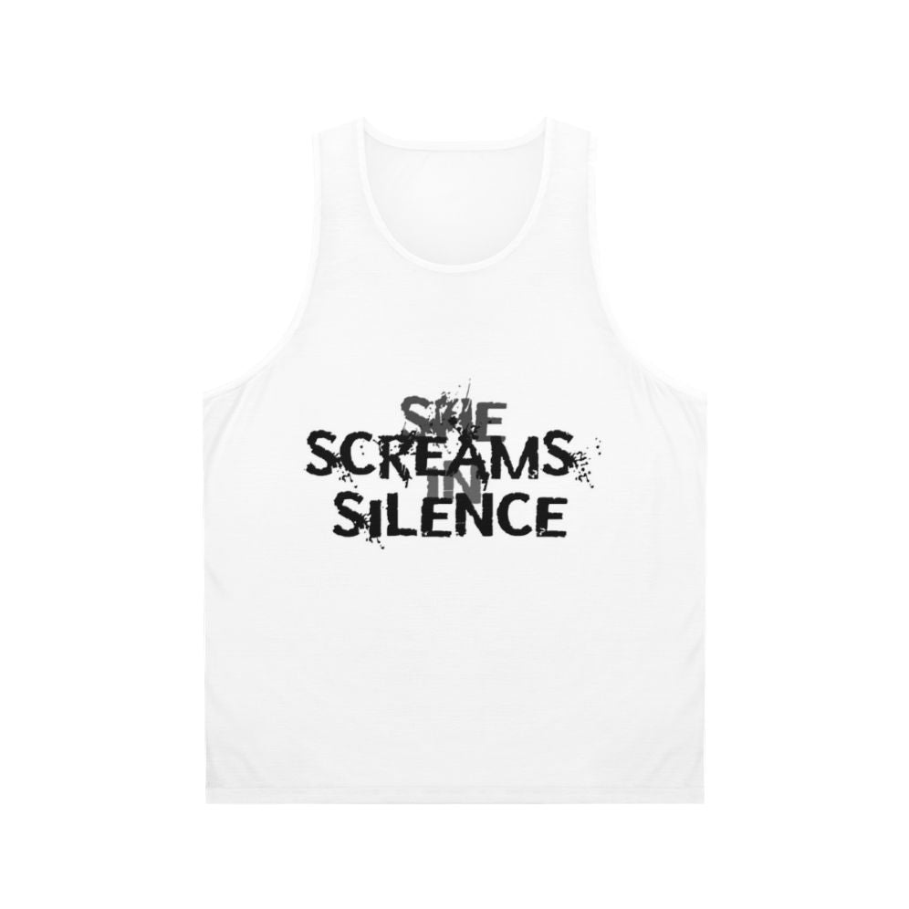 Unisex She Tank Top with Green Day Inspired Design