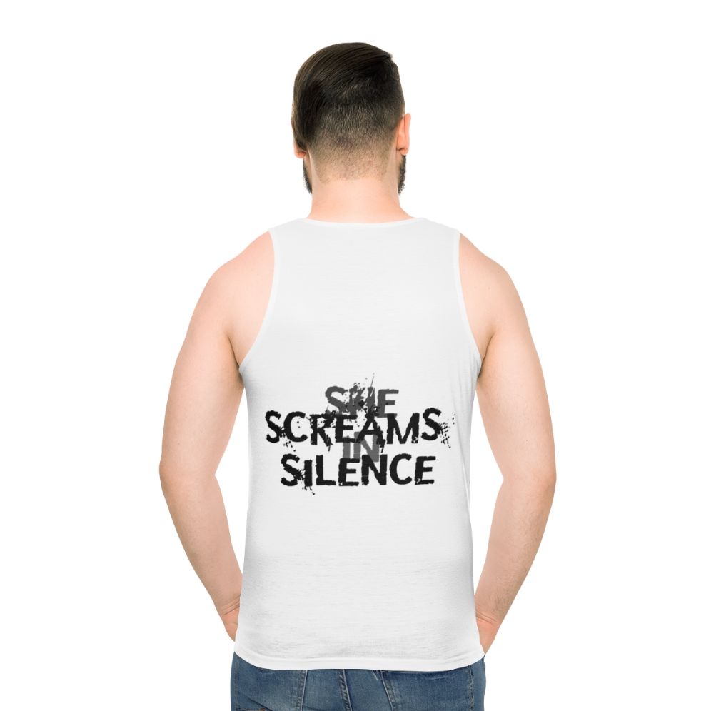 Unisex She Tank Top with Green Day Inspired Design