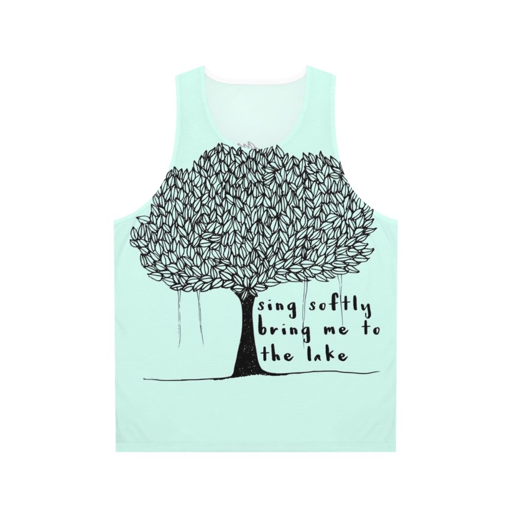 Unisex Sing Softly Nature-Inspired Tank Top
