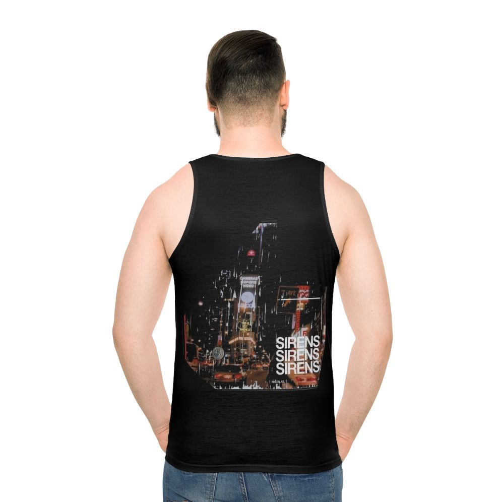 Unisex Sirens ambient electronic music tank top