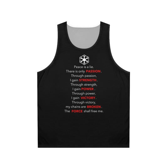 Unisex Sith Code Star Wars Tank Top