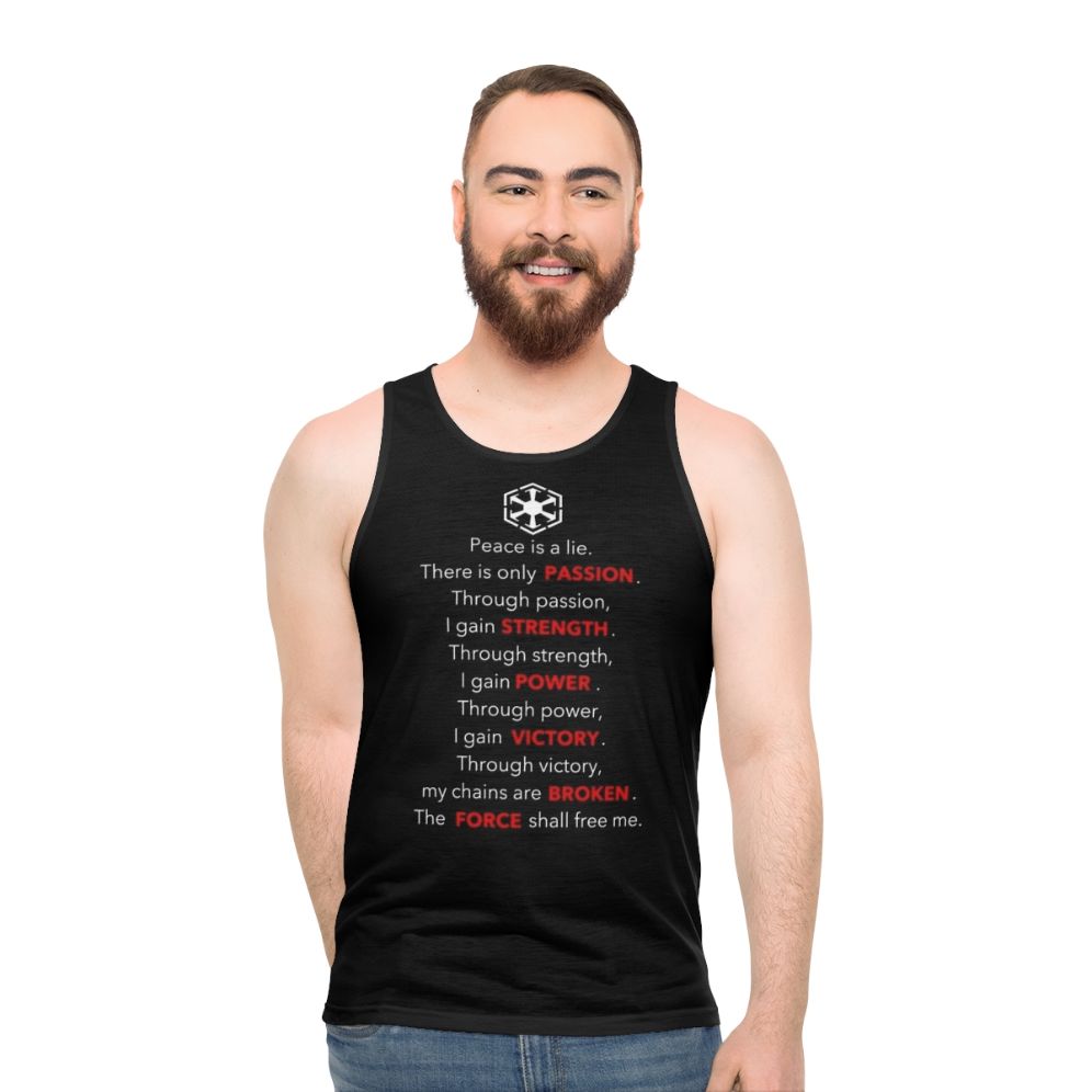 Unisex Sith Code Star Wars Tank Top