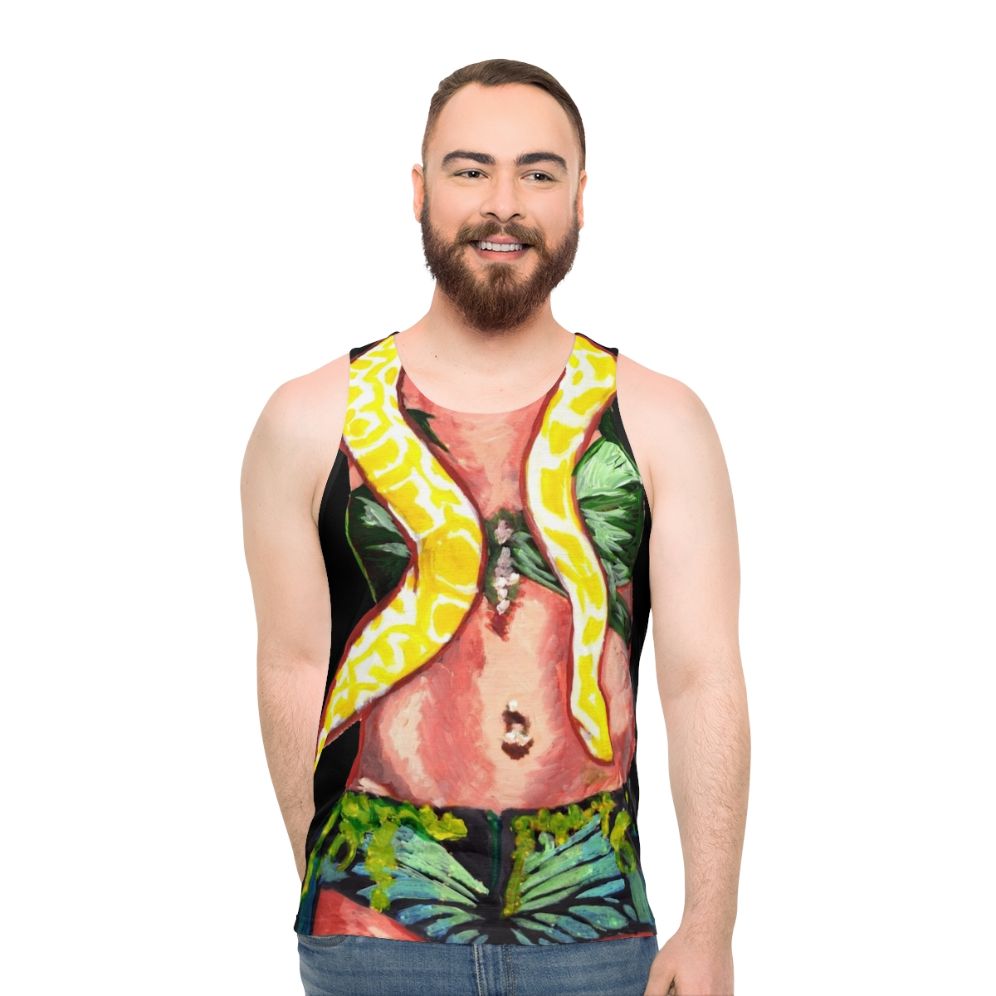 Unisex Snake 4 U 90s Pop Art Tank Top