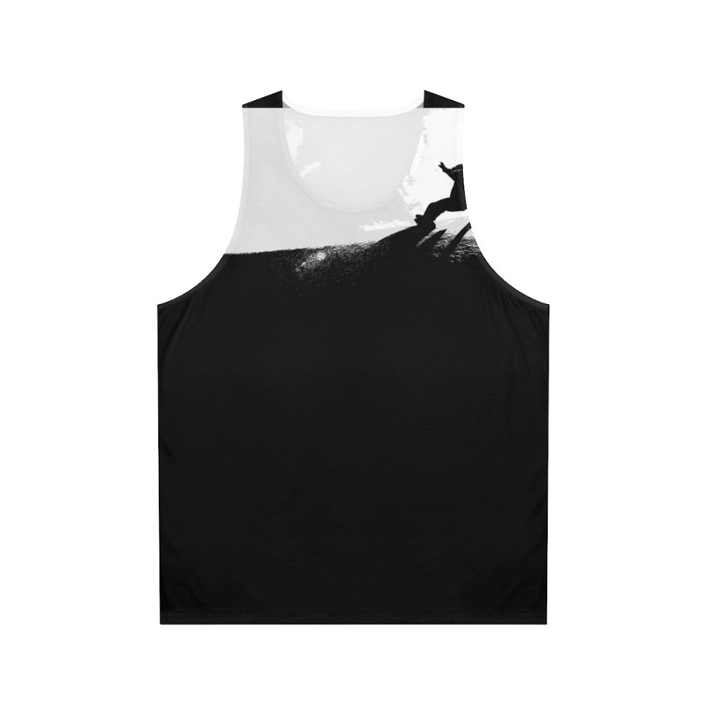Unisex snowboarding downhill tank top