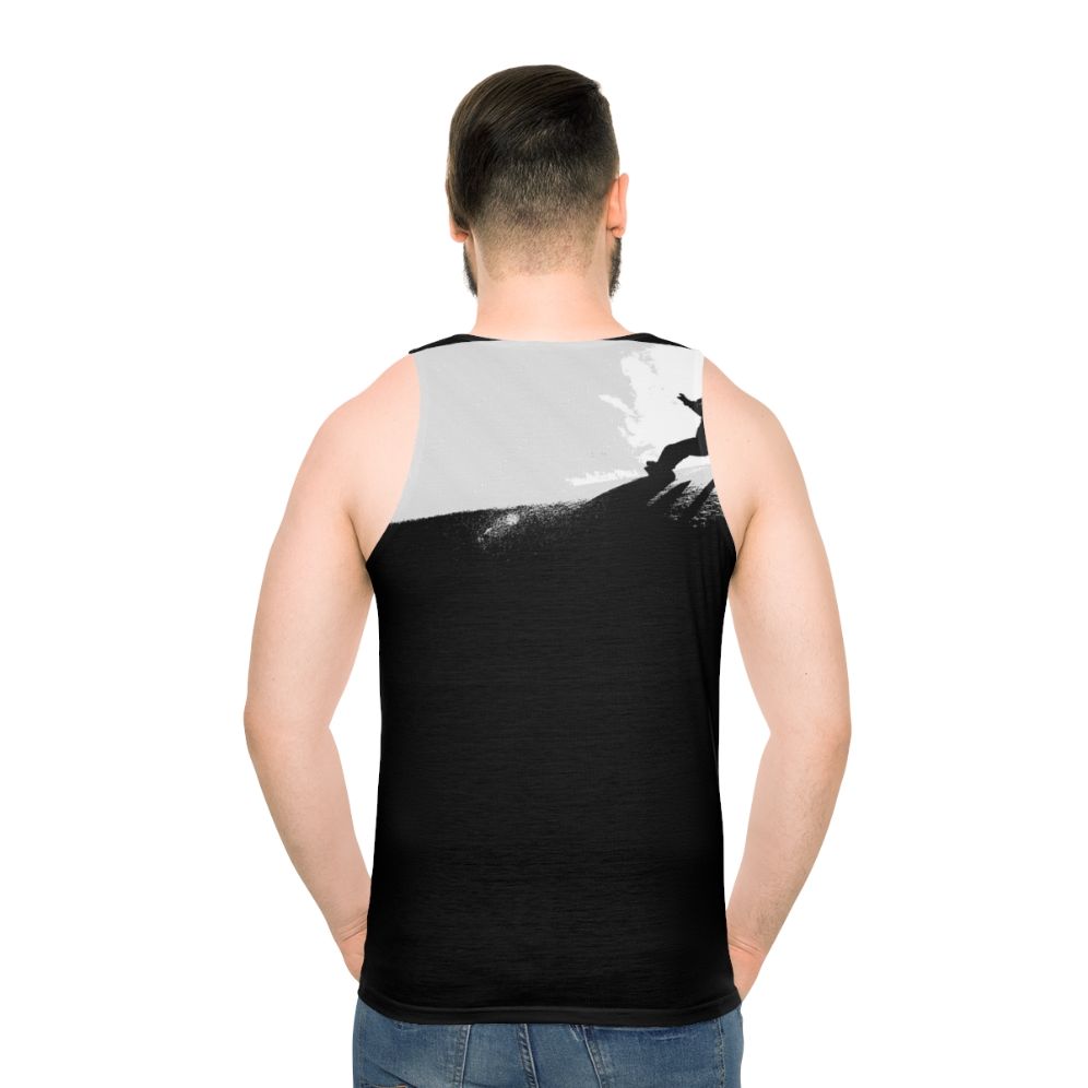 Unisex snowboarding downhill tank top