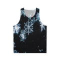 Unisex snowflake pattern tank top