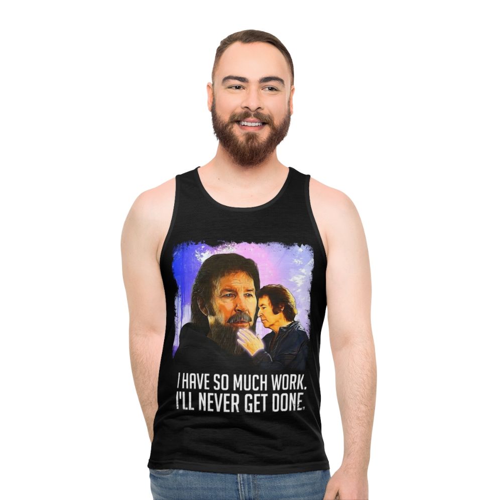 Unisex "So Much Work" Tank Top featuring Fateful Findings and Neil Breen
