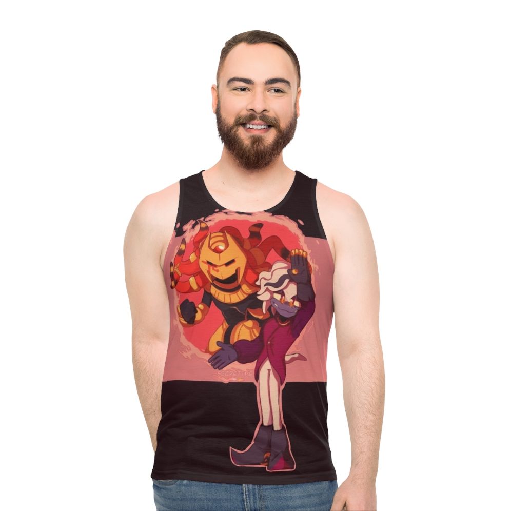Unisex Sonic the Hedgehog and Knuckles the Echidna tank top