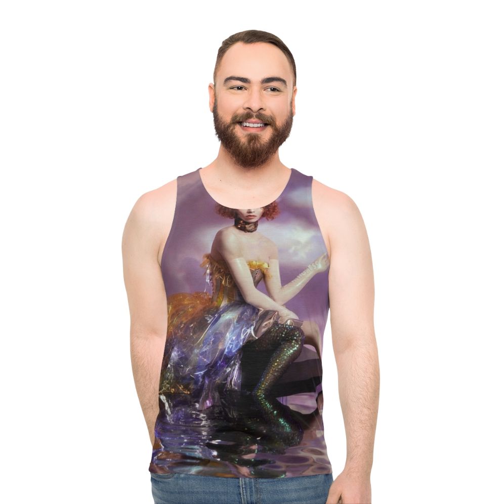 Unisex tank top featuring 'Sophie MSMSMSM' graphic