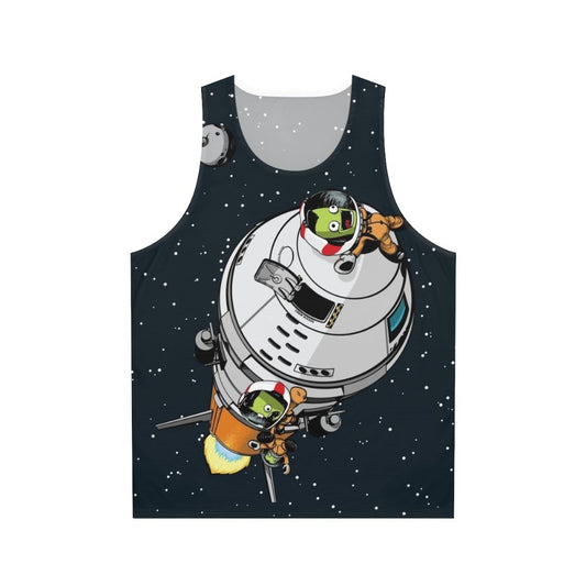 Unisex space-themed Kerbal Space Program tank top