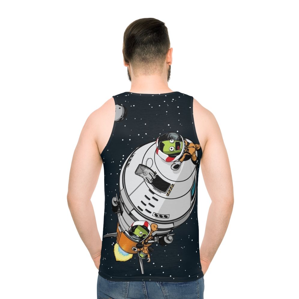 Unisex space-themed Kerbal Space Program tank top