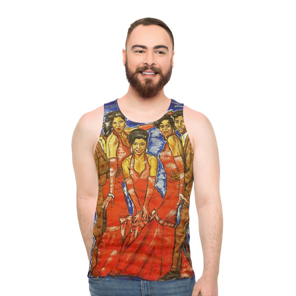 Unisex sparkle tank top