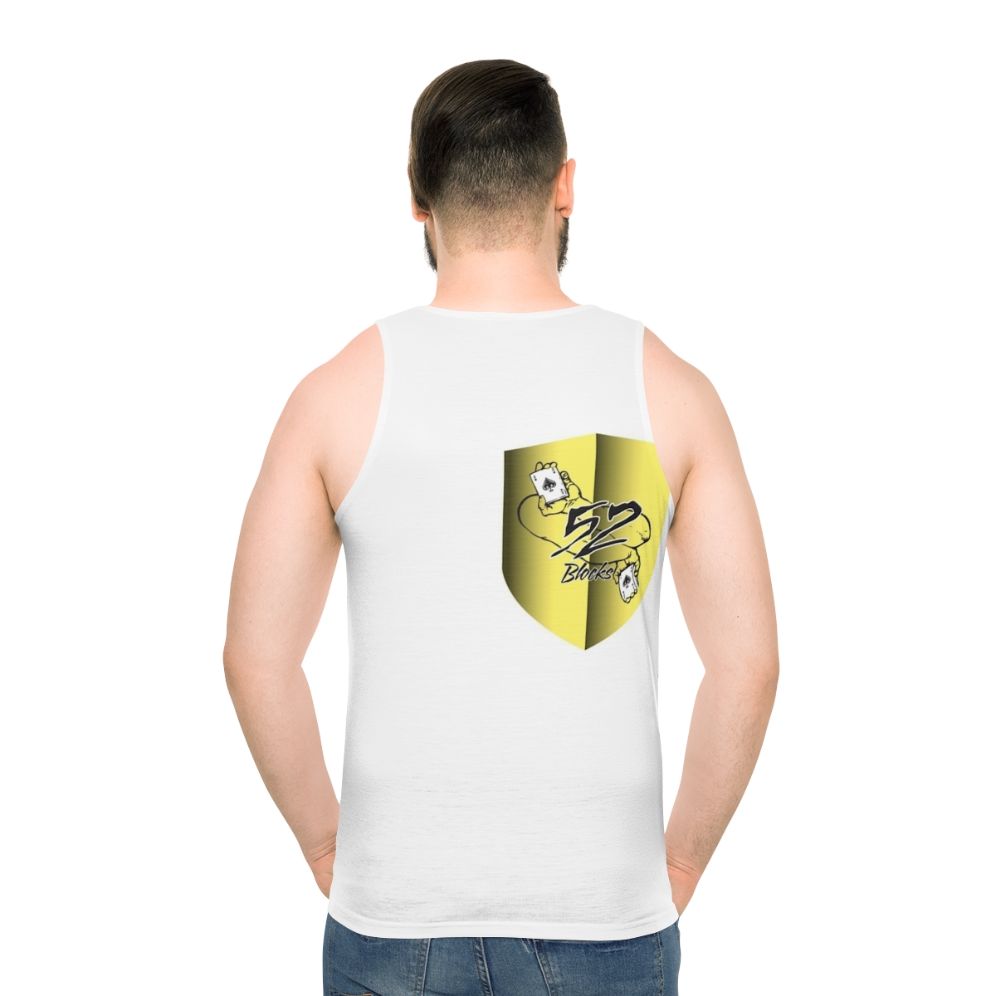 Unisex sports tank top for fitness and workout
