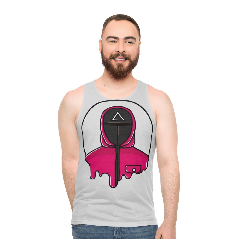 Unisex Squid Game Guard Triangle Tank Top