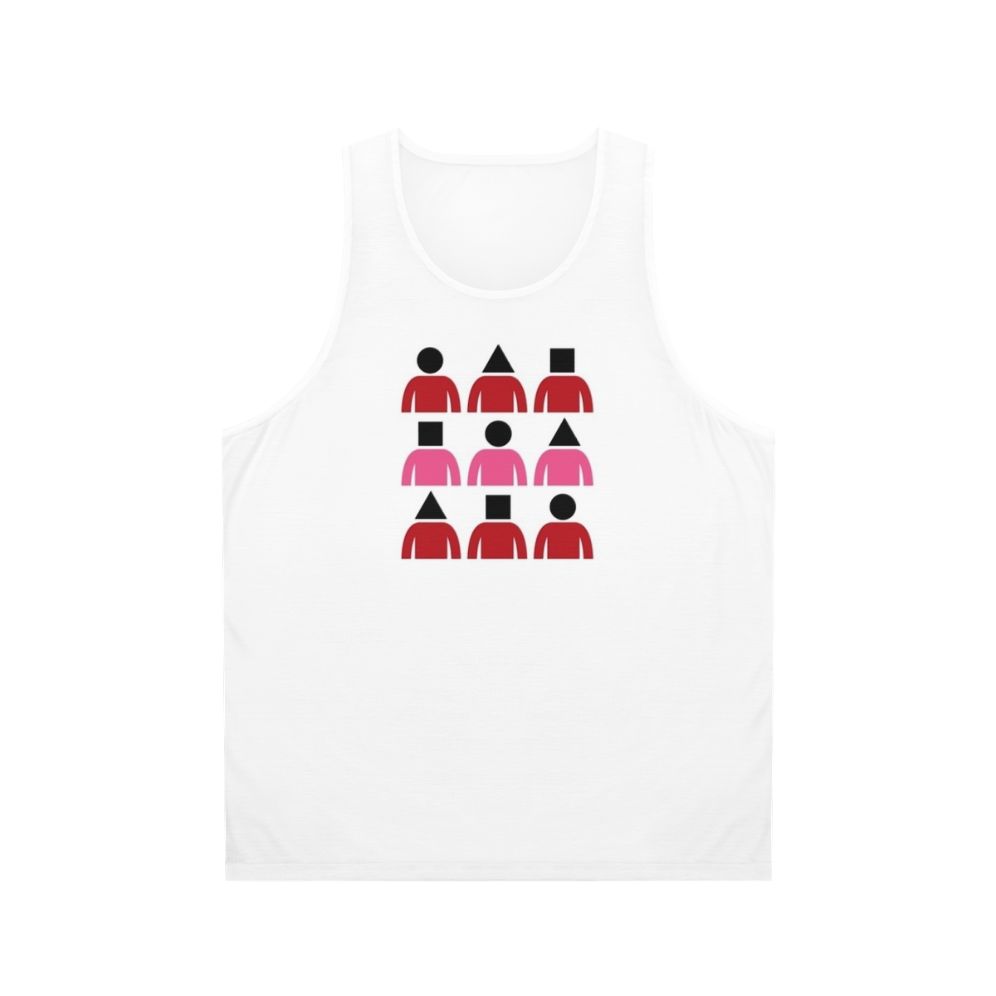 Unisex Squid Game Netflix Series 3x3 Tank Top