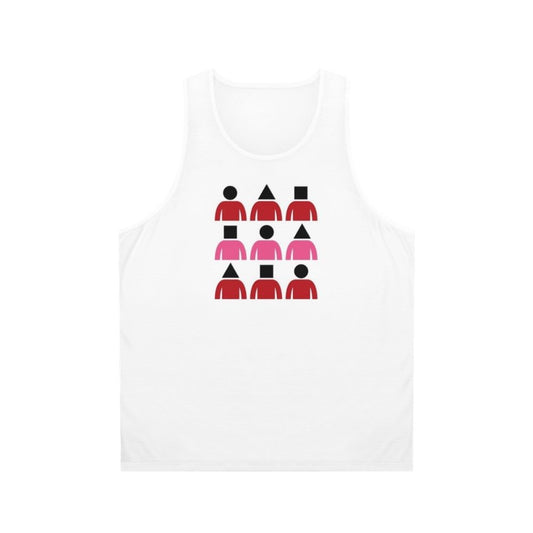 Unisex Squid Game Netflix Series 3x3 Tank Top