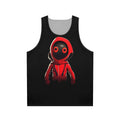 Unisex Squid Game Tank Top with 456 number design