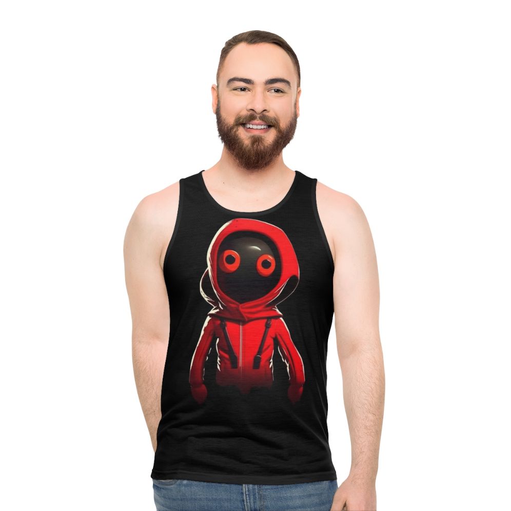 Unisex Squid Game Tank Top with 456 number design