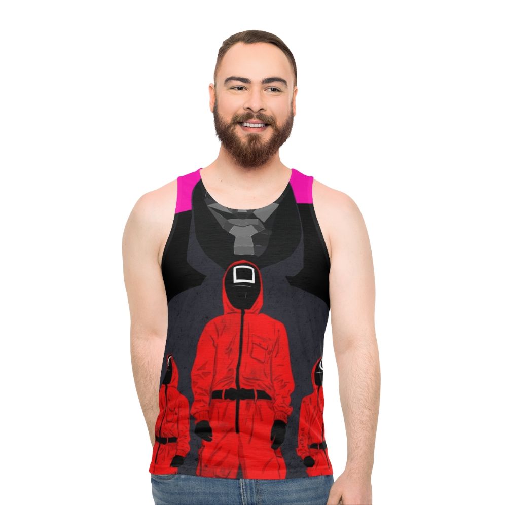 Unisex Squid Game Tank Top with Equality Message