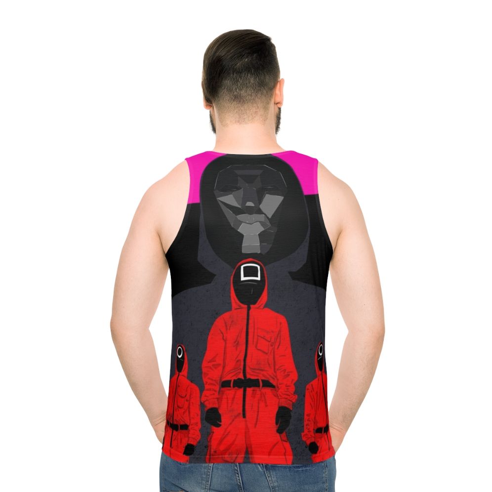 Unisex Squid Game Tank Top with Equality Message