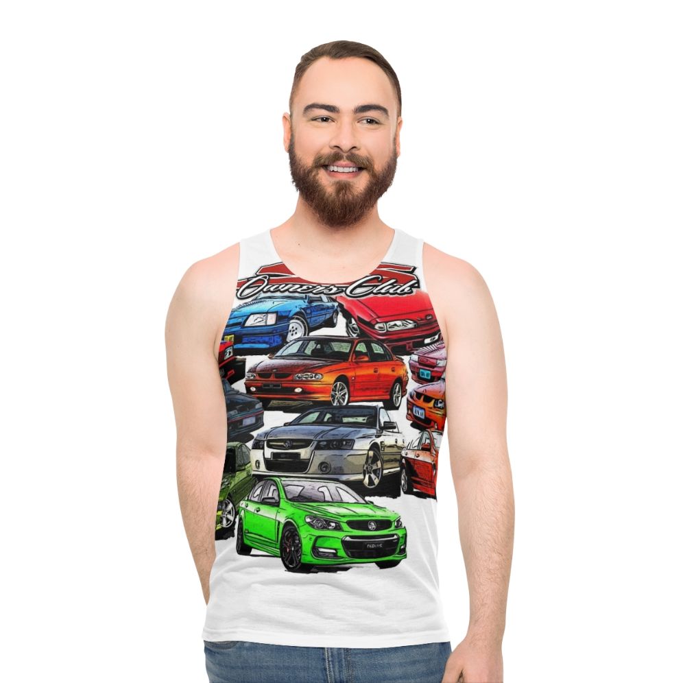 Unisex SS Owner Tank Top for Holden Commodore Enthusiasts