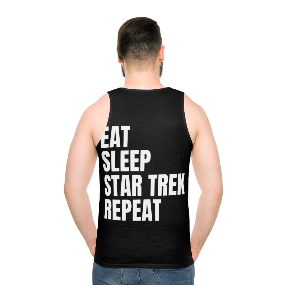 Unisex Star Trek "Eat Sleep Repeat" Tank Top