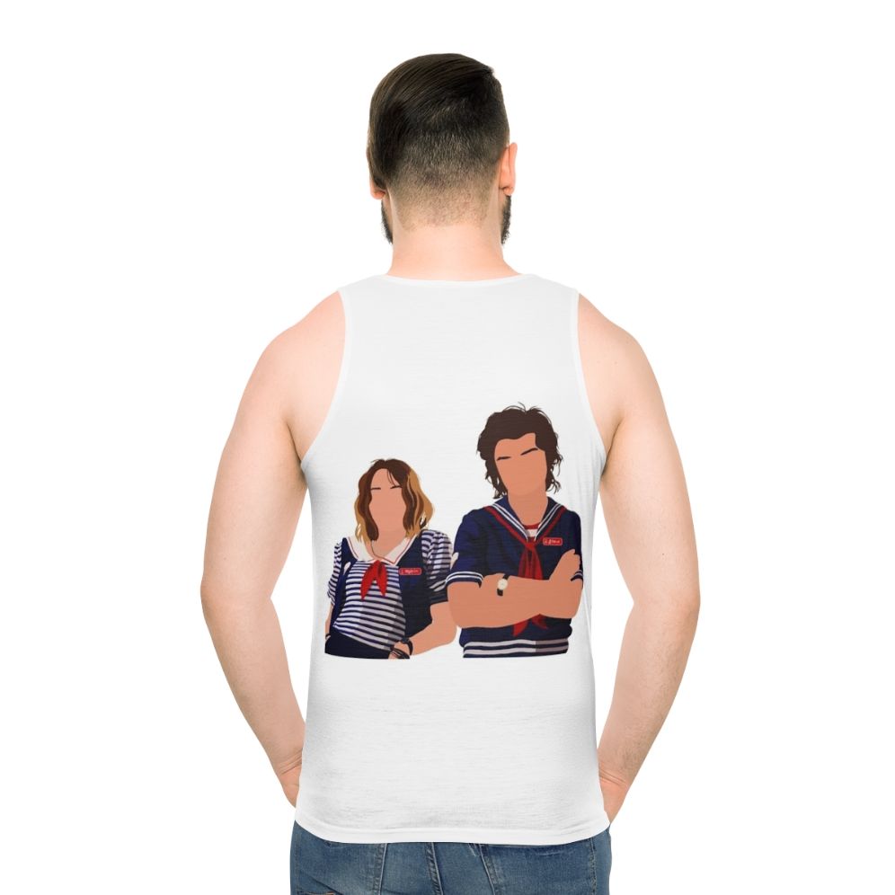 Unisex Steve and Robin Stranger Things Fan Art Tank Top