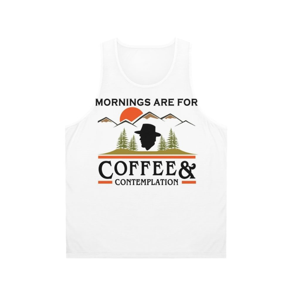 Unisex 'Mornings Are For Coffee And Contemplation' Stranger Things Tank Top