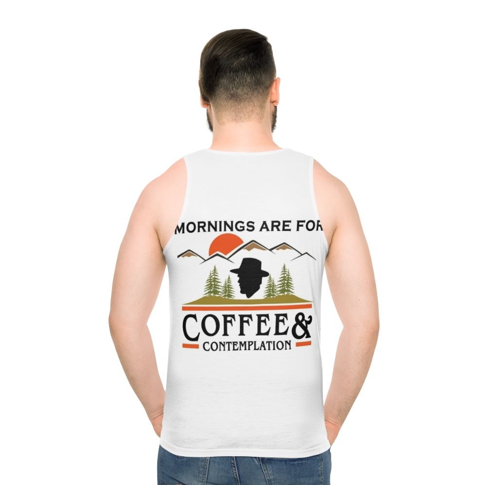 Unisex 'Mornings Are For Coffee And Contemplation' Stranger Things Tank Top