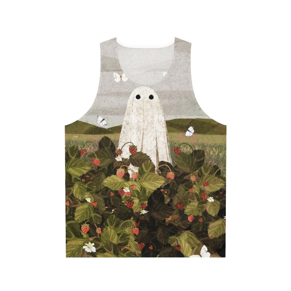 Unisex Strawberry Fields Nature Inspired Tank Top
