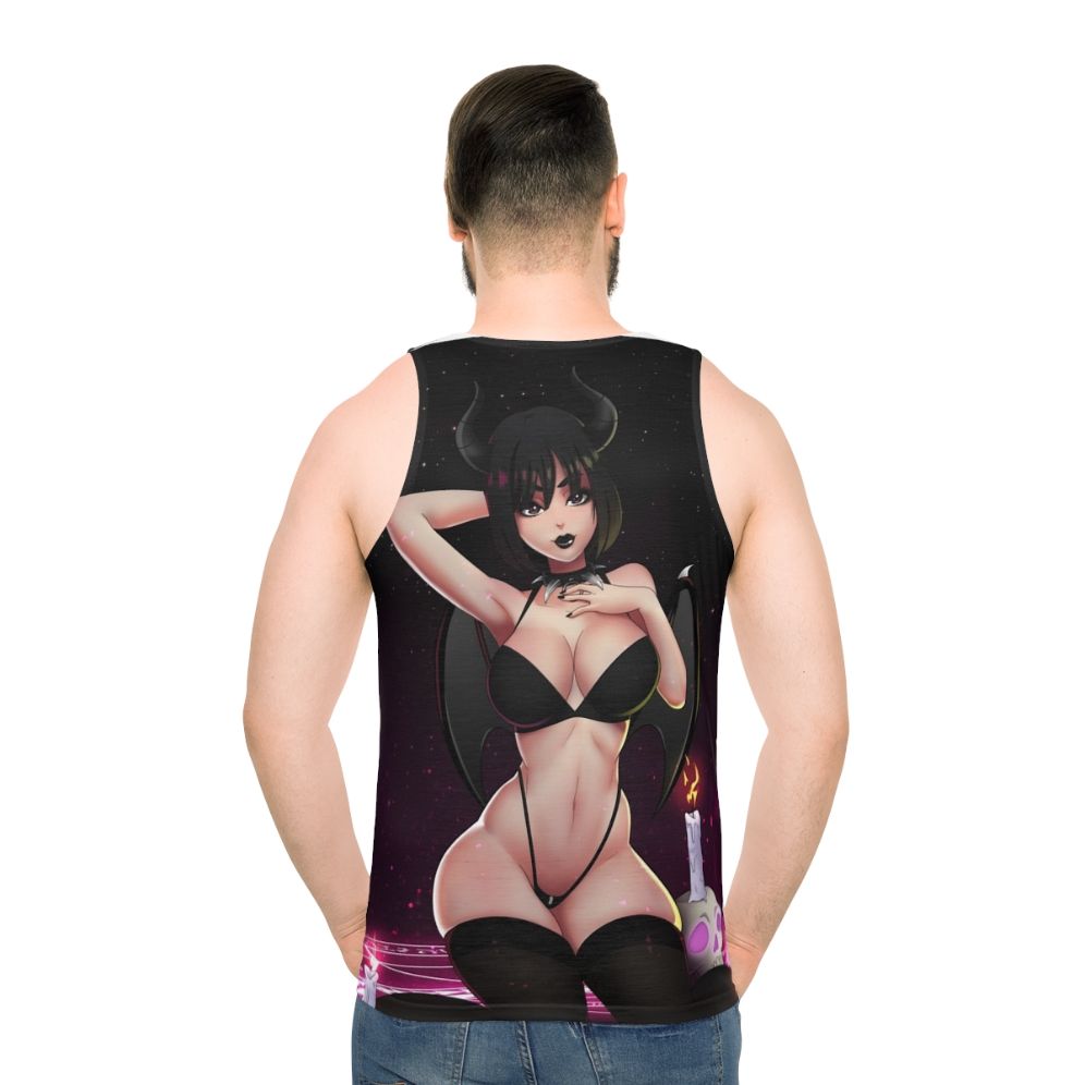 Unisex succubus girl anime tank top