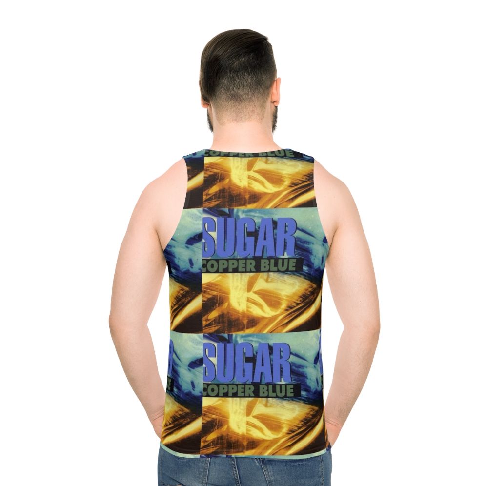 Unisex Sugar Copper Blue Tank Top