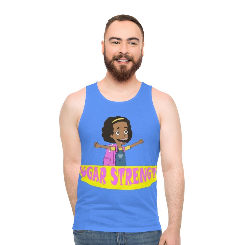 Unisex Sugar Strength Big Mouth Netflix Tank Top