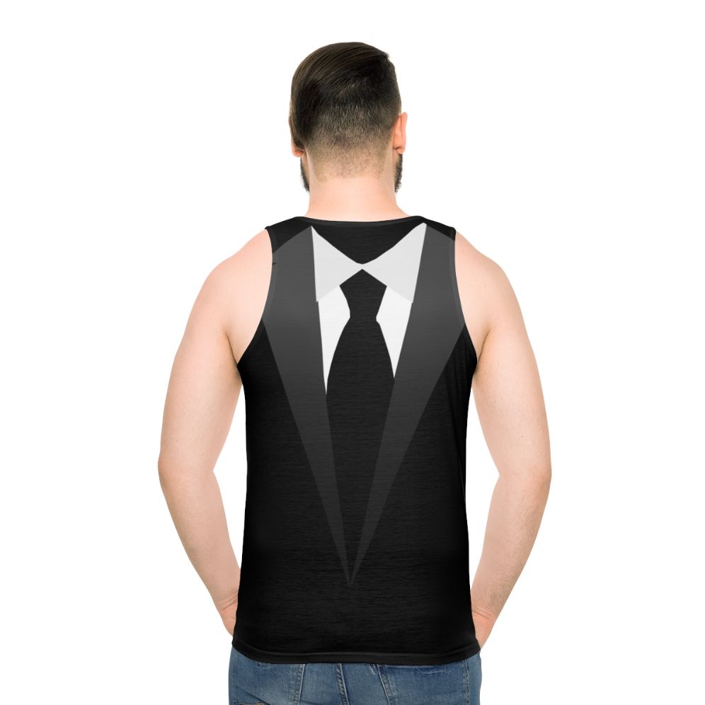 Unisex Suit Up Graphic Tank Top