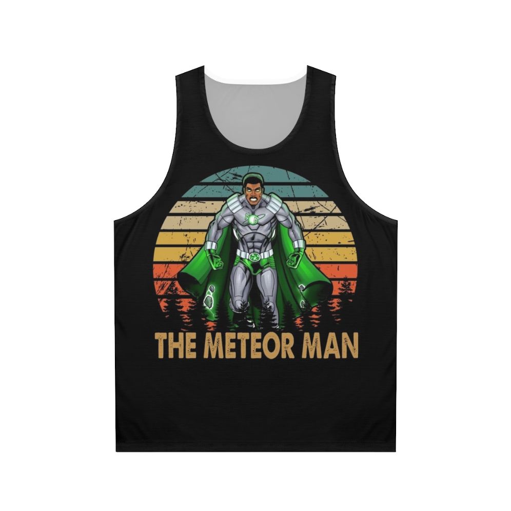Unisex superhero comedy tank top with "Painting A Superhero So Cool" design