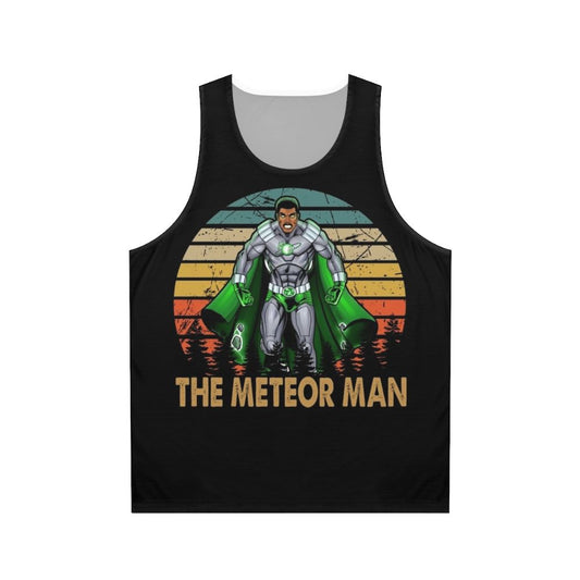 Unisex superhero comedy tank top with "Painting A Superhero So Cool" design