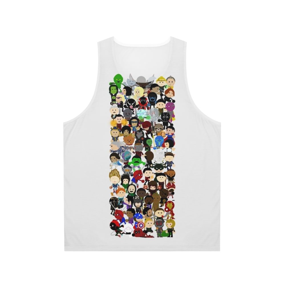 Unisex superhero tank top