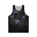Unisex superhero tank top with DC speedster design