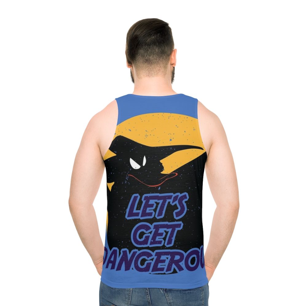 Unisex superhero tank top featuring Duck Tales characters