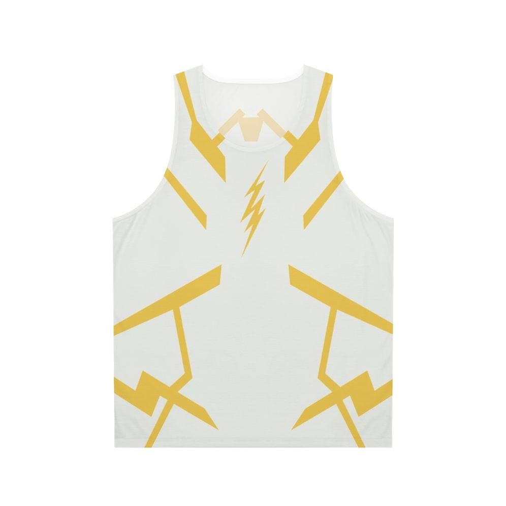 Unisex superhero tank top with the Flash and Legends of Tomorrow inspired design