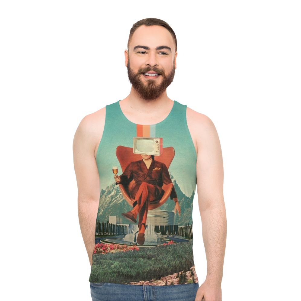 Unisex Surreal Pop Art Tank Top