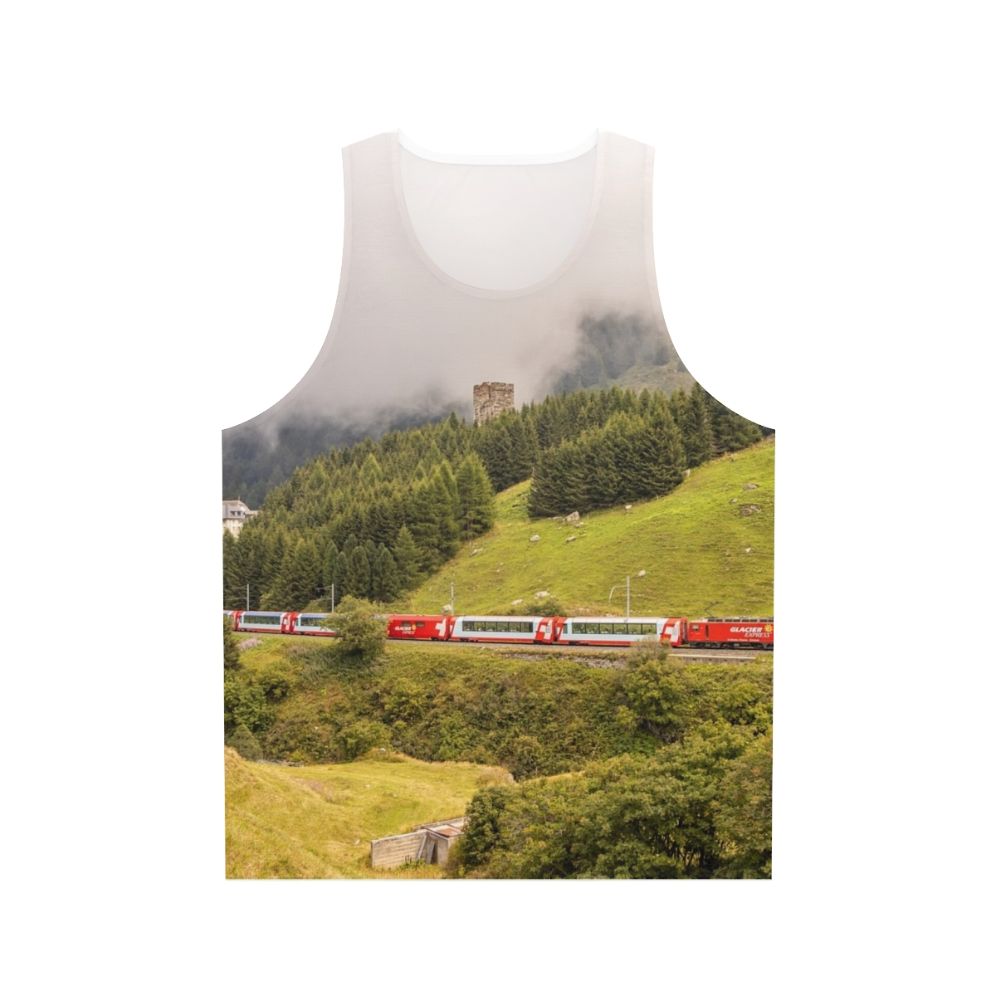 Unisex Swiss Railways Glacier Express Tank Top