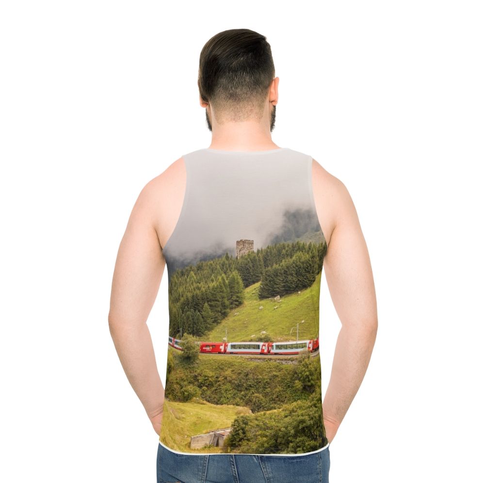 Unisex Swiss Railways Glacier Express Tank Top