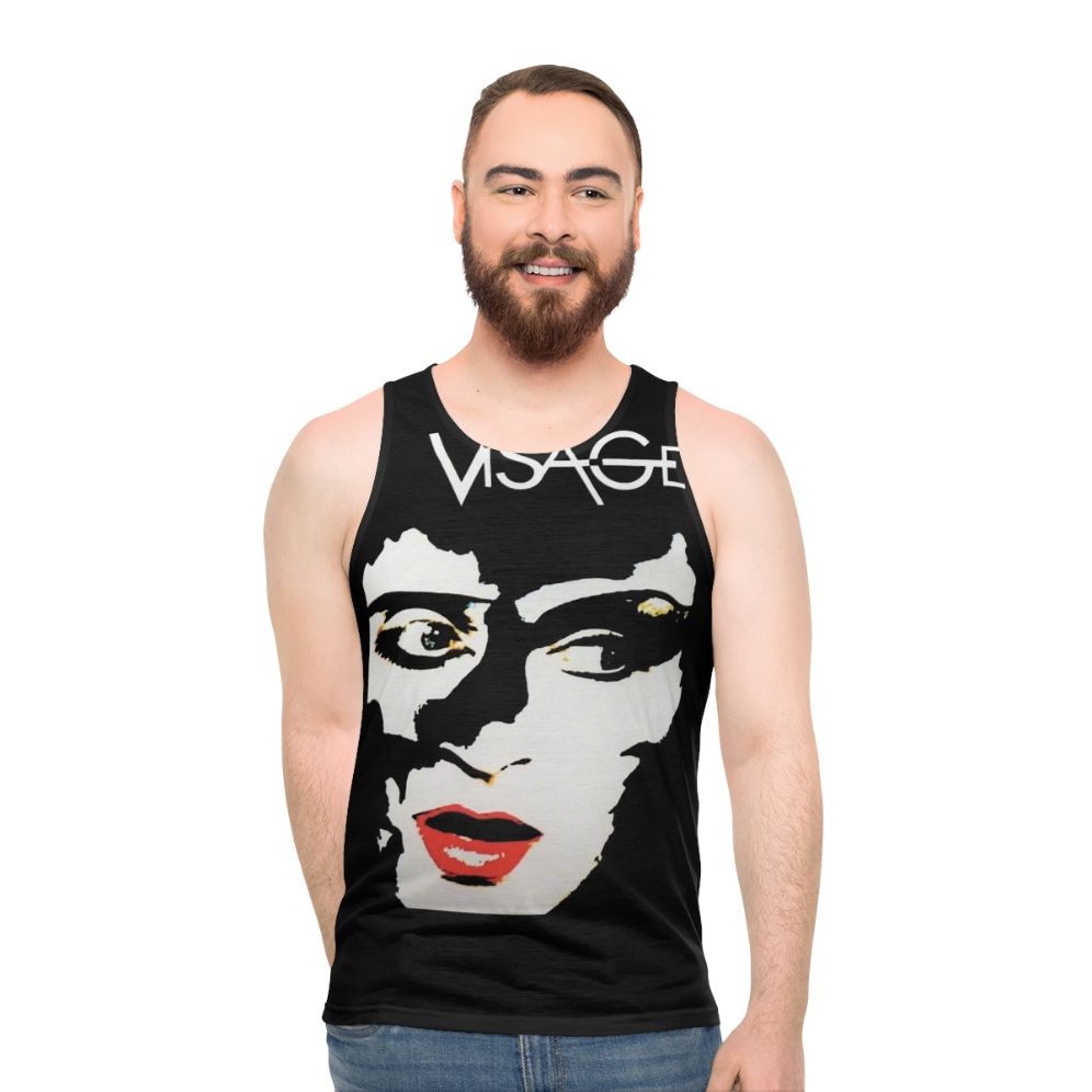 Unisex synth pop tank top