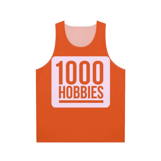 Unisex tank top with 1000 Hobbies logo