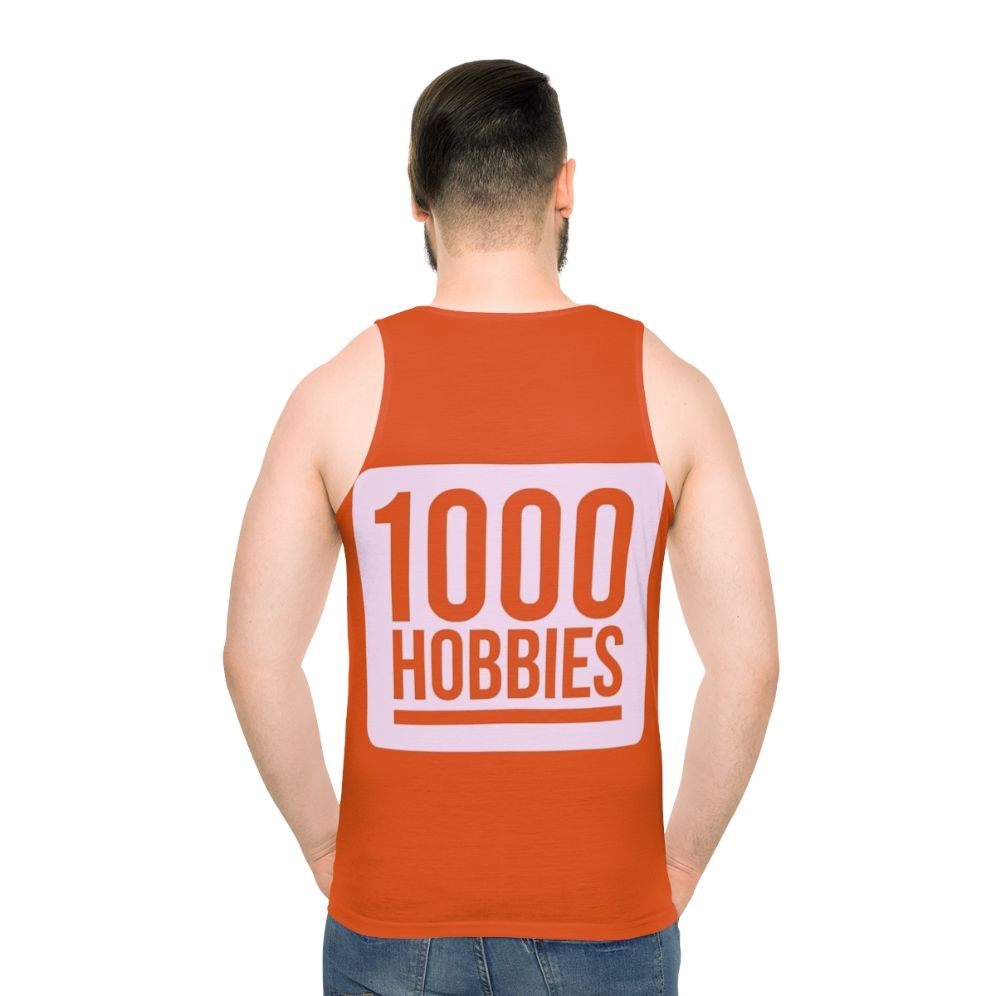 Unisex tank top with 1000 Hobbies logo